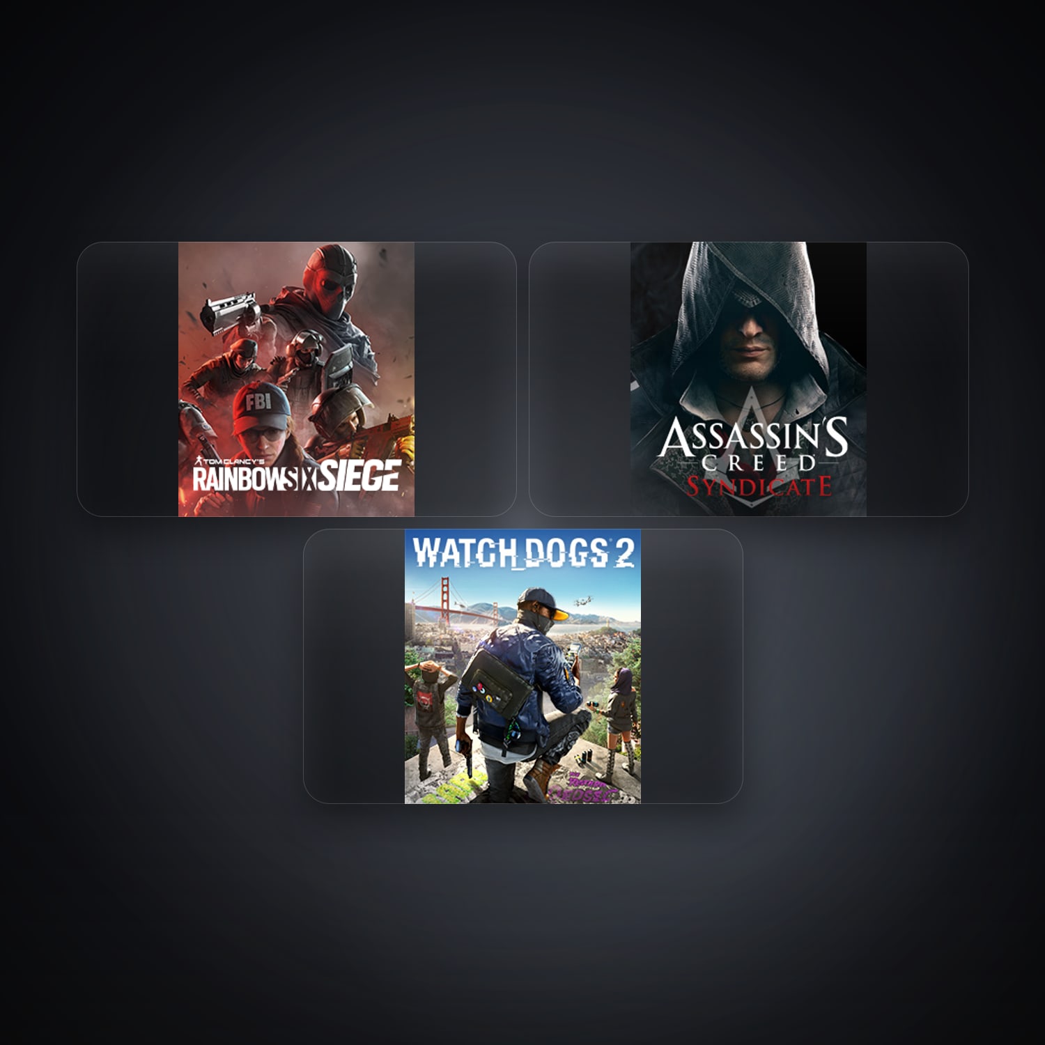 Ubisoft account — Tom Clancy's Rainbow Six Siege + Assassin's Creed Syndicate — PT — 4 games — HabibiAccounts