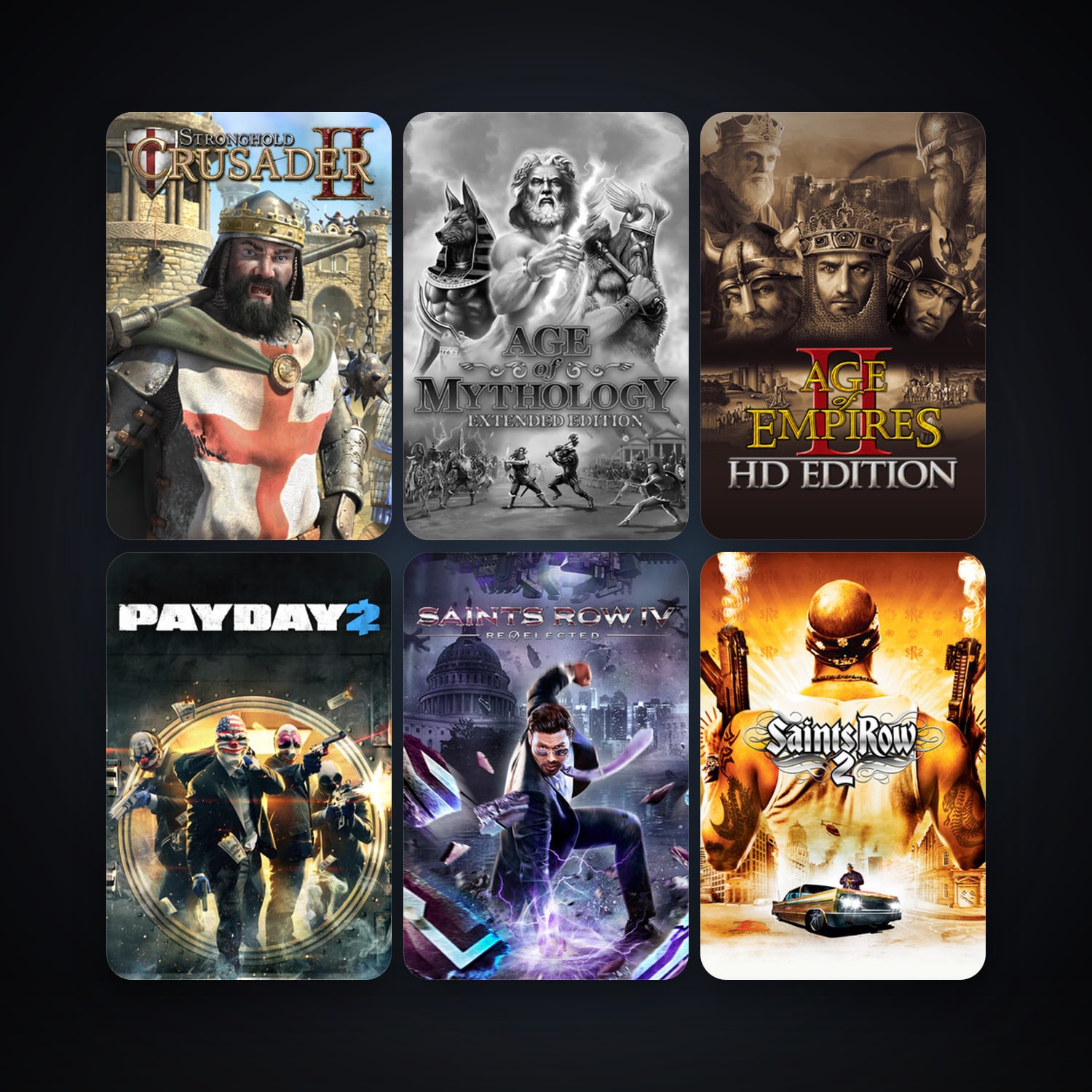 Steam account: Saints Row 2 + Saints Row: The Third, 8 games, clean — level 6 — HabibiAccounts