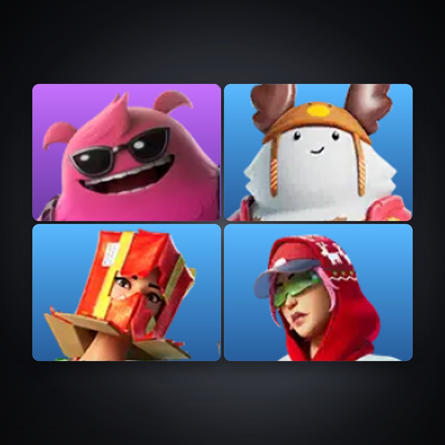 Fortnite account with Yeddy & Sled Ready Guff — 4 skins — 300 V-Bucks — lvl 291 — HabibiAccounts