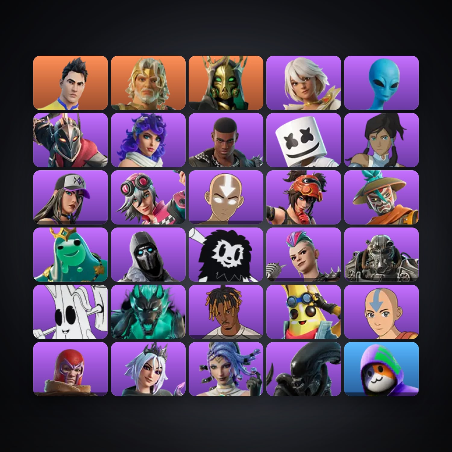 Fortnite account with Wanderlust & Zeus — 31 skins — 1.4K V-Bucks — lvl 591 — HabibiAccounts