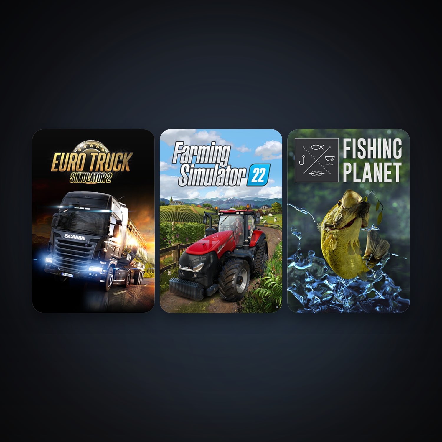 Steam account: Free CS2 (No Prime) + Euro Truck Simulator 2, 5 games, clean — HabibiAccounts