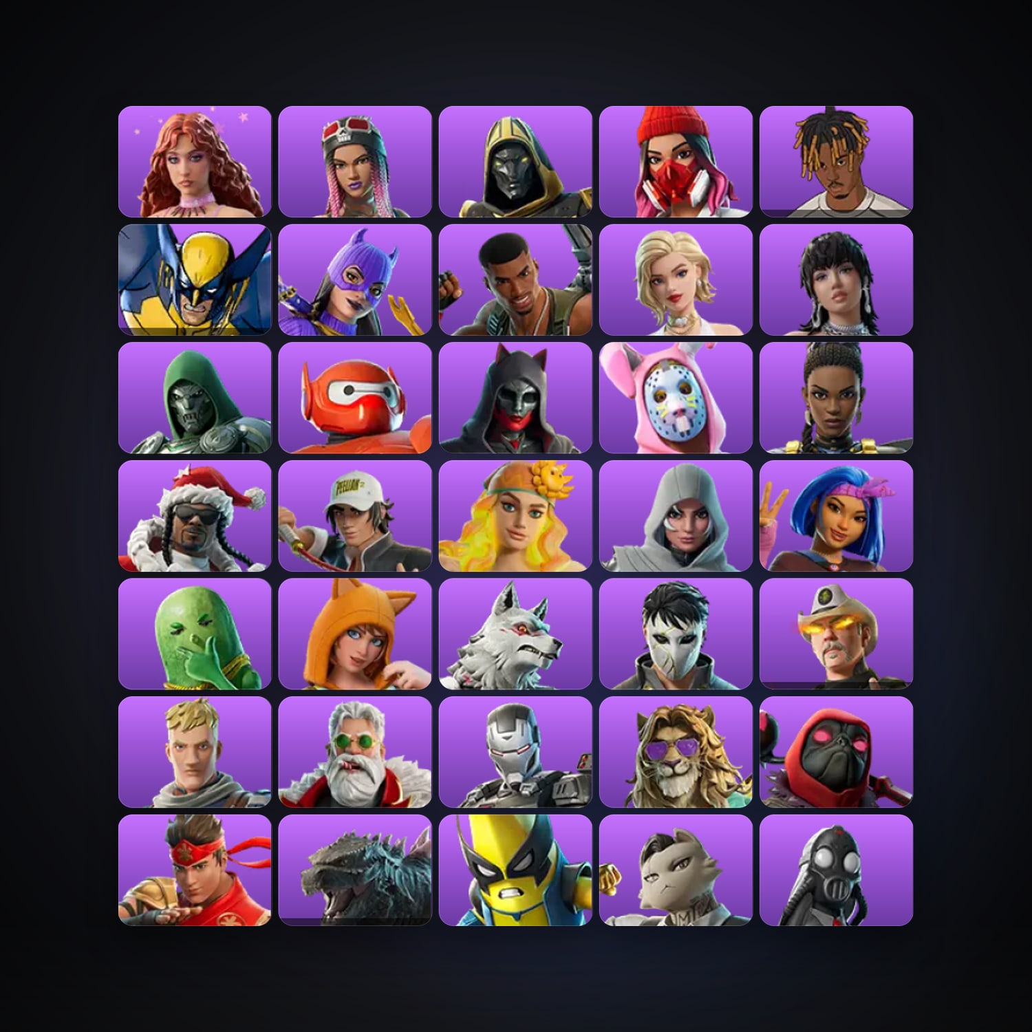 Fortnite account with Chappell Roan & Keisha Cross — 65 skins — 300 V-Bucks — lvl 1126 — HabibiAccounts