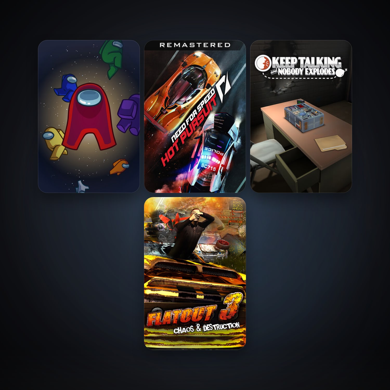 Steam account: Flatout 3: Chaos &amp; Destruction + Keep Talking and Nobody Explodes, 7 games, clean — HabibiAccounts