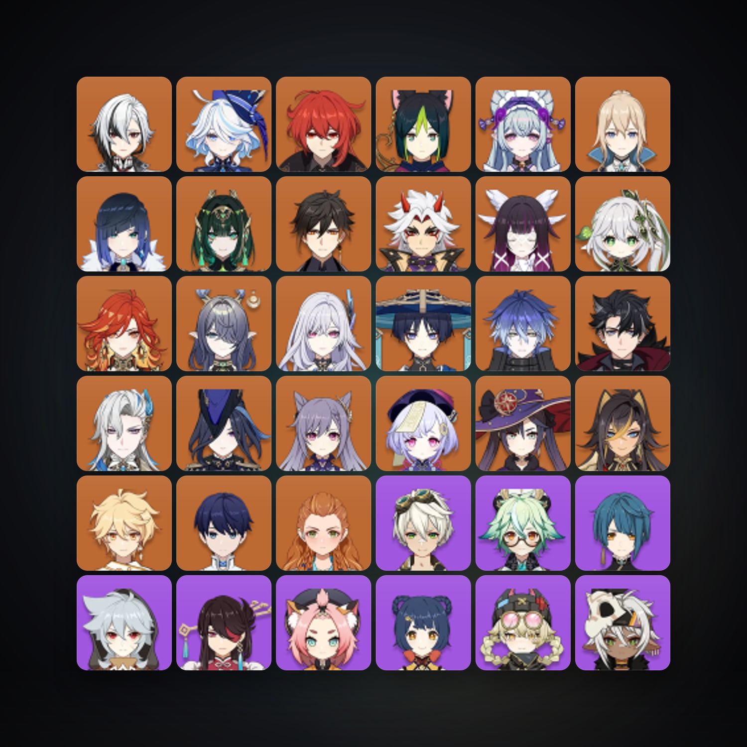 Genshin Impact | AR 59 | 74 Chars | 24× 5★ — Genshin / miHoYo Account — HabibiAccounts