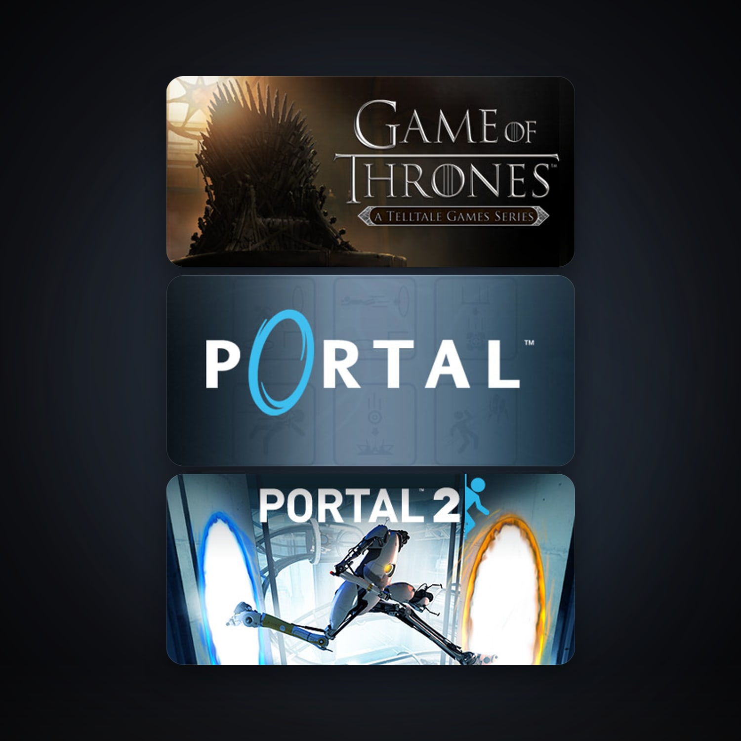 Steam account: Portal + Portal 2, 3 games, clean — level 7 — HabibiAccounts