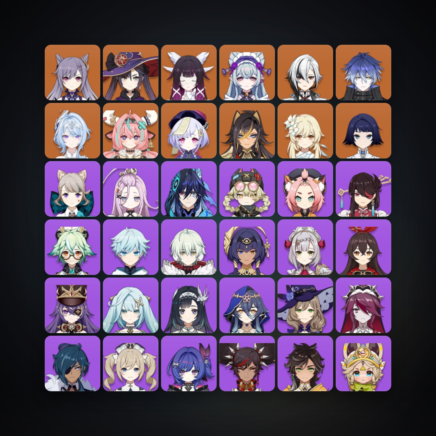 Genshin Impact | AR 56 | 45 Chars | 10× 5★ — Genshin / miHoYo Account — HabibiAccounts