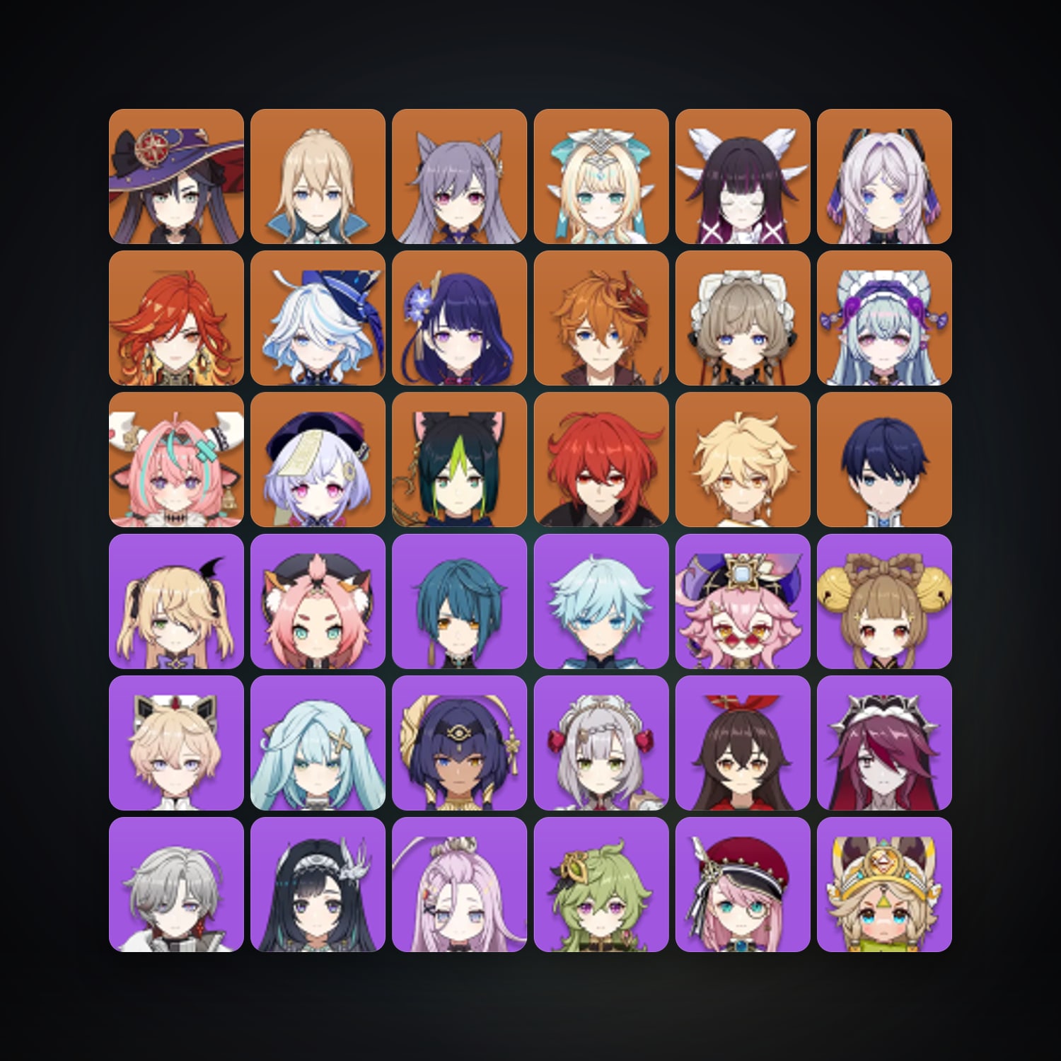Genshin Impact | AR 57 | 66 Chars | 16× 5★ — Genshin / miHoYo Account — HabibiAccounts