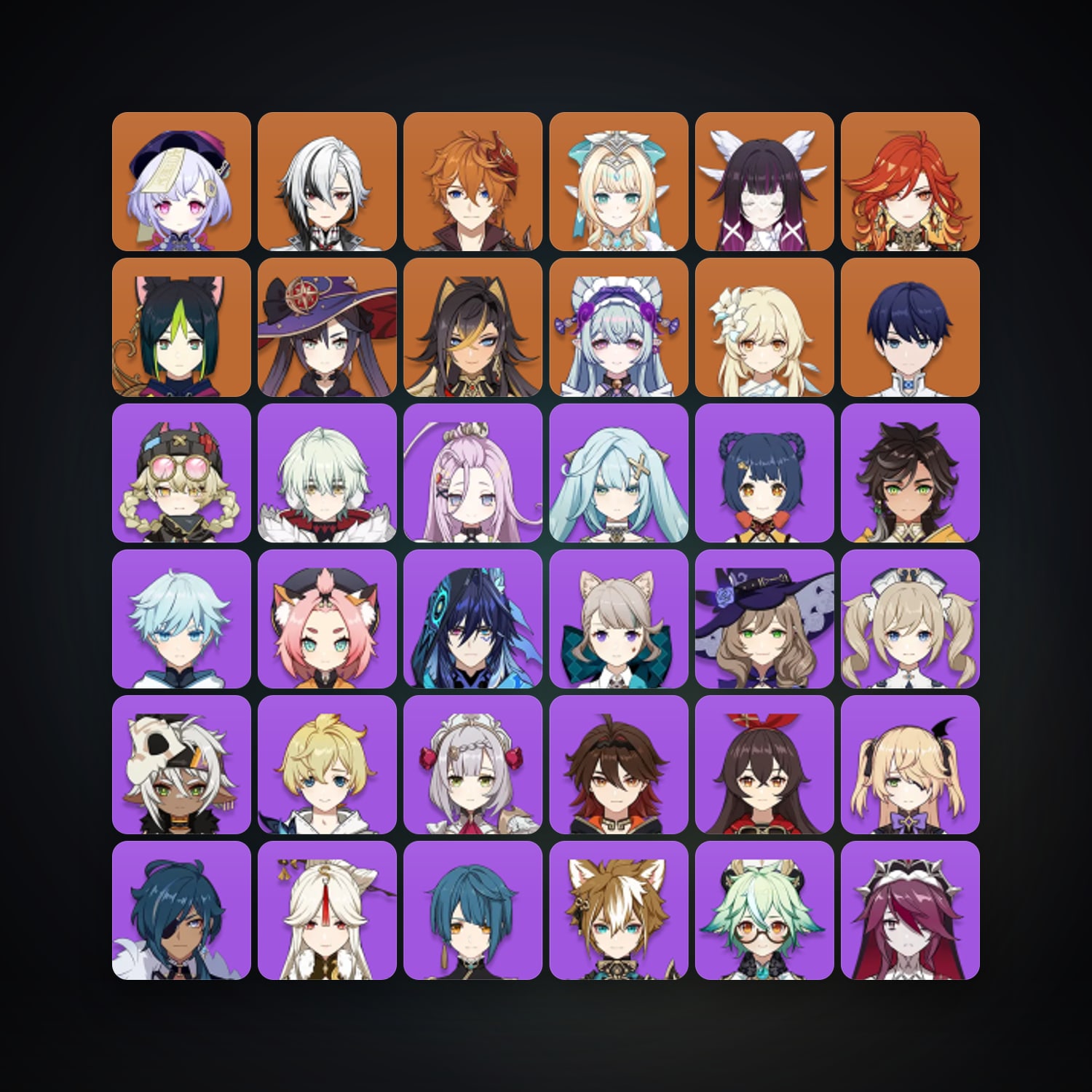 Genshin Impact | AR 56 | 45 Chars | 10× 5★ — Genshin / miHoYo Account — HabibiAccounts