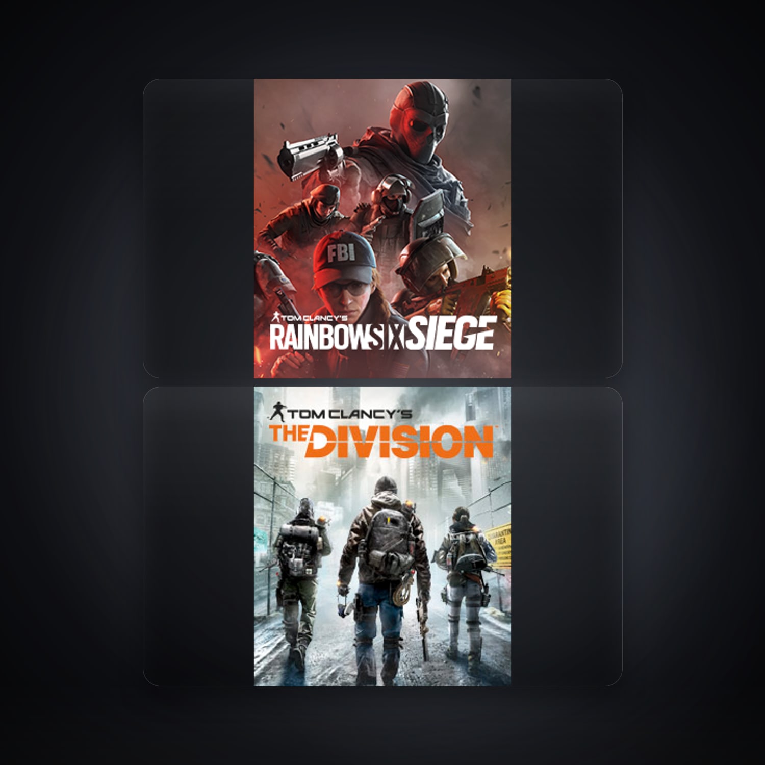حساب يوبيسوفت فيه Tom Clancy's Rainbow Six Siege (Steam) وTom Clancy's The Division، AU — HabibiAccounts