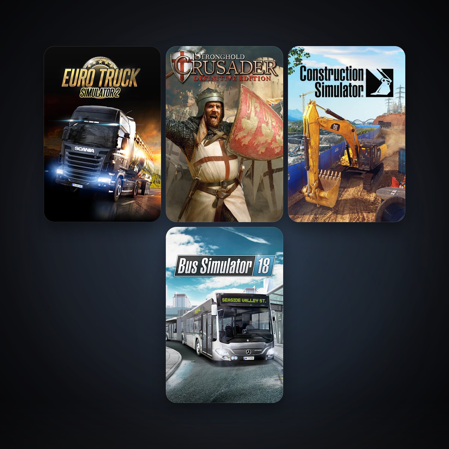 Steam account: Free CS2 (No Prime) + Euro Truck Simulator 2, 9 games, clean — HabibiAccounts