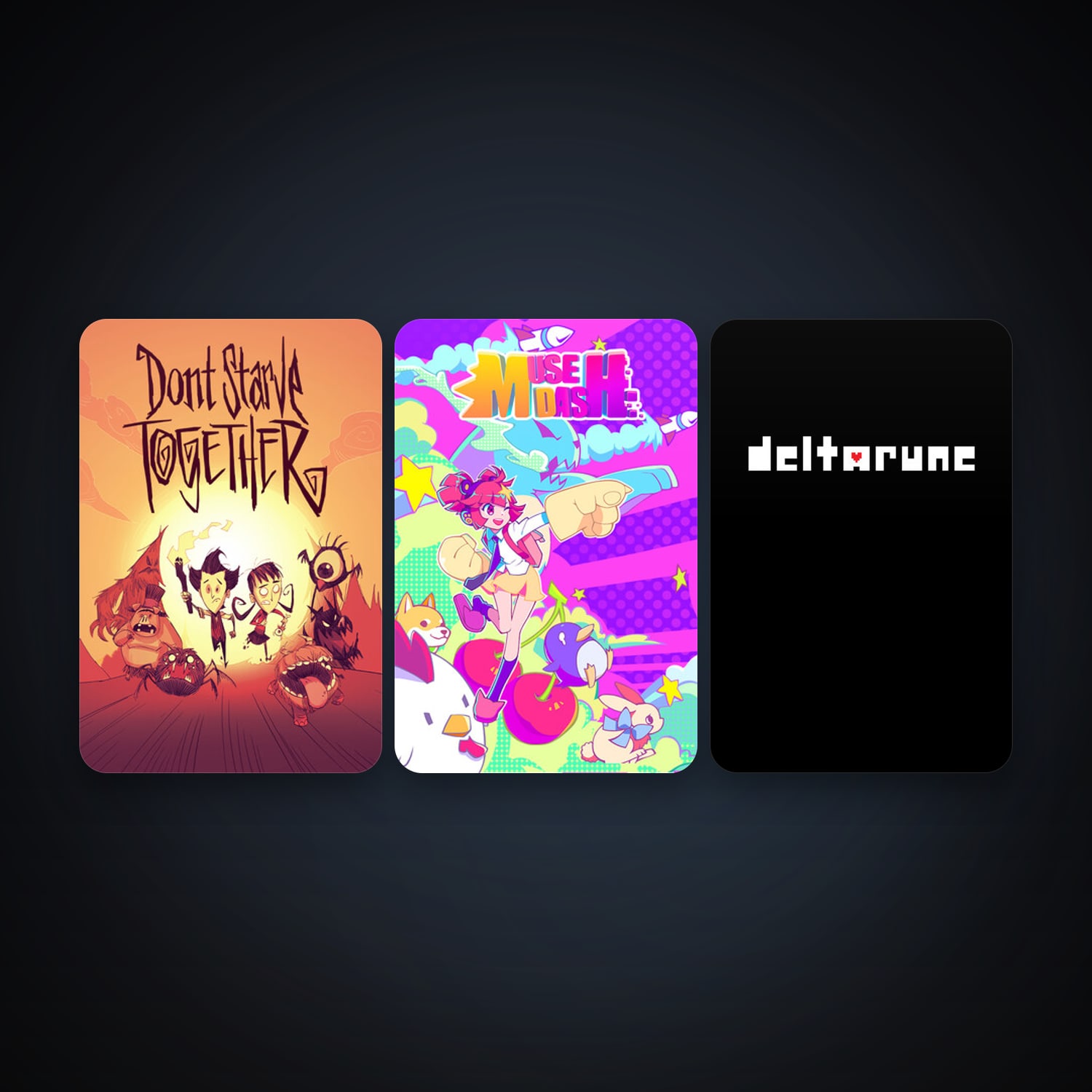 Steam account: Don't Starve Together + Muse Dash, 4 games, clean — HabibiAccounts