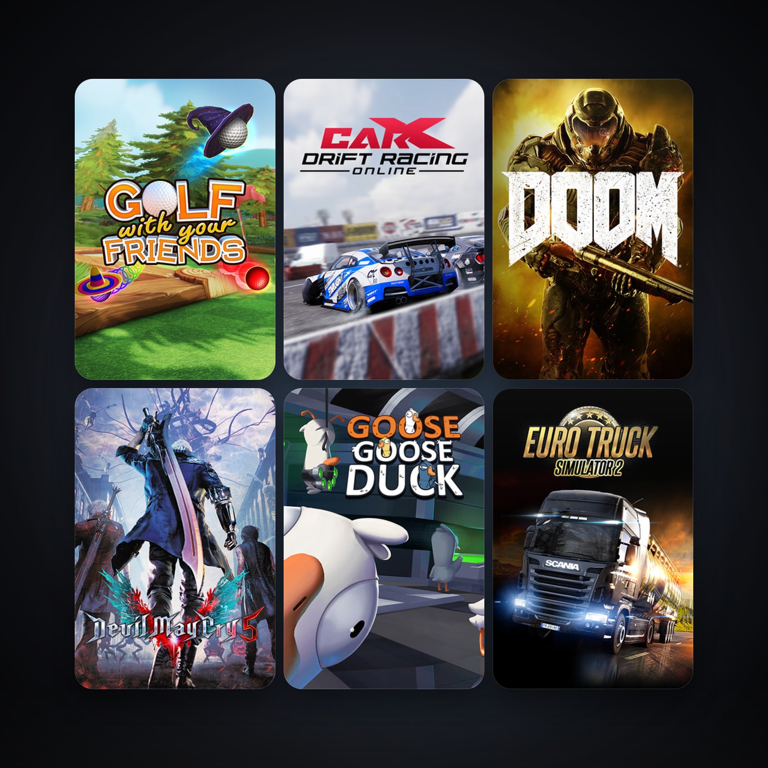 Steam account: Euro Truck Simulator 2 + American Truck Simulator, 16 games, clean — HabibiAccounts