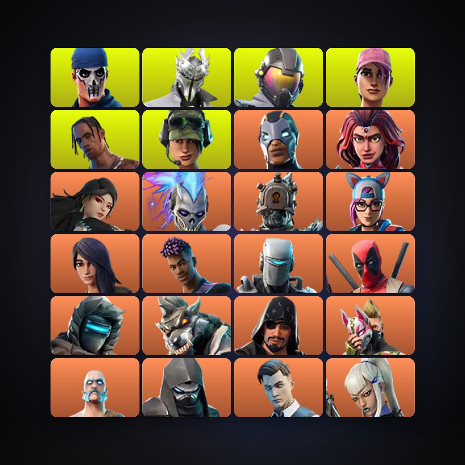 Fortnite account with Carbide & Deadpool — 148 skins — 3.7K V-Bucks — lvl 2695 — HabibiAccounts