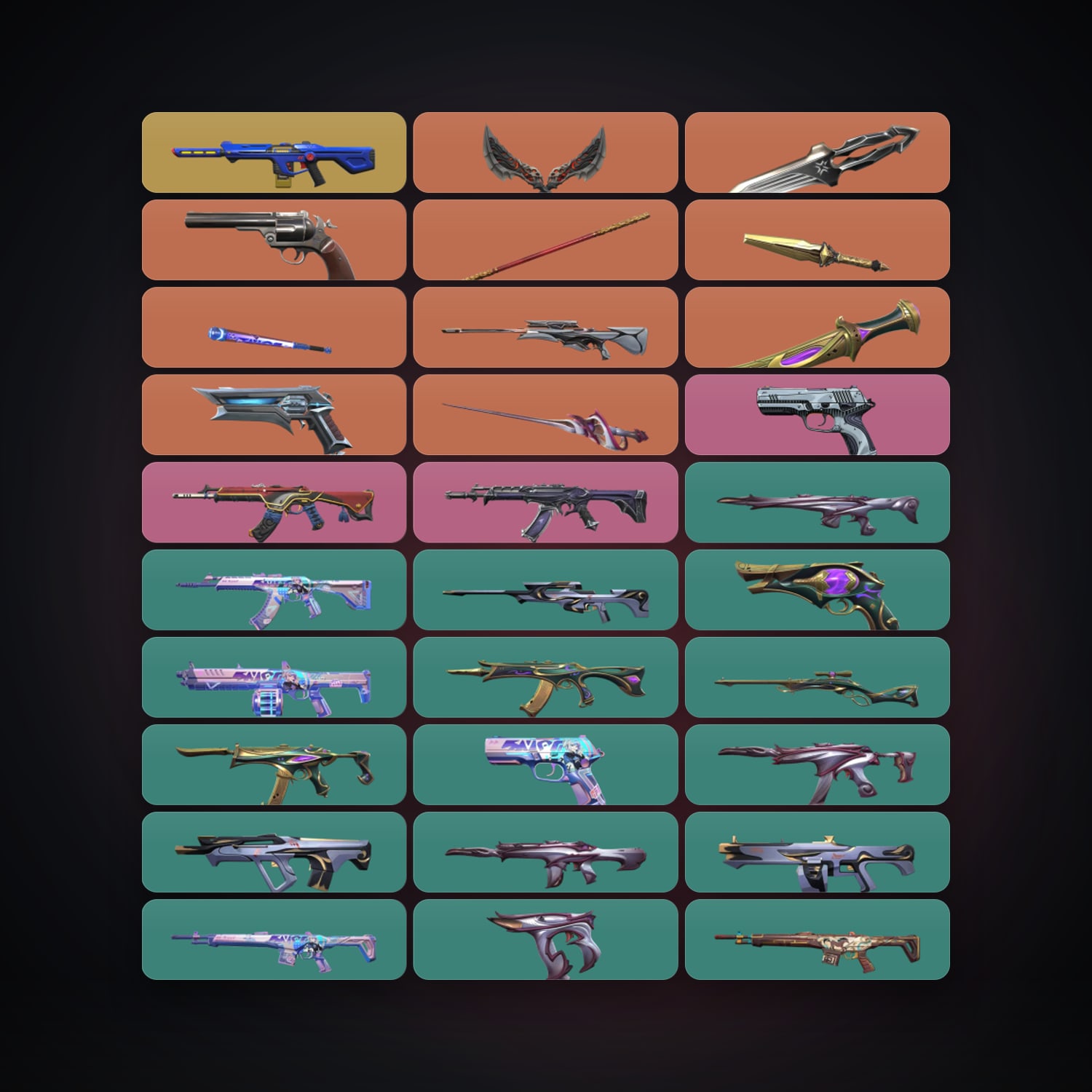 Valorant account: EU Iron 3 locker — 7 knives, 63 skins, lvl 154 — 98 LoL champions, 19 LoL skins — HabibiAccounts