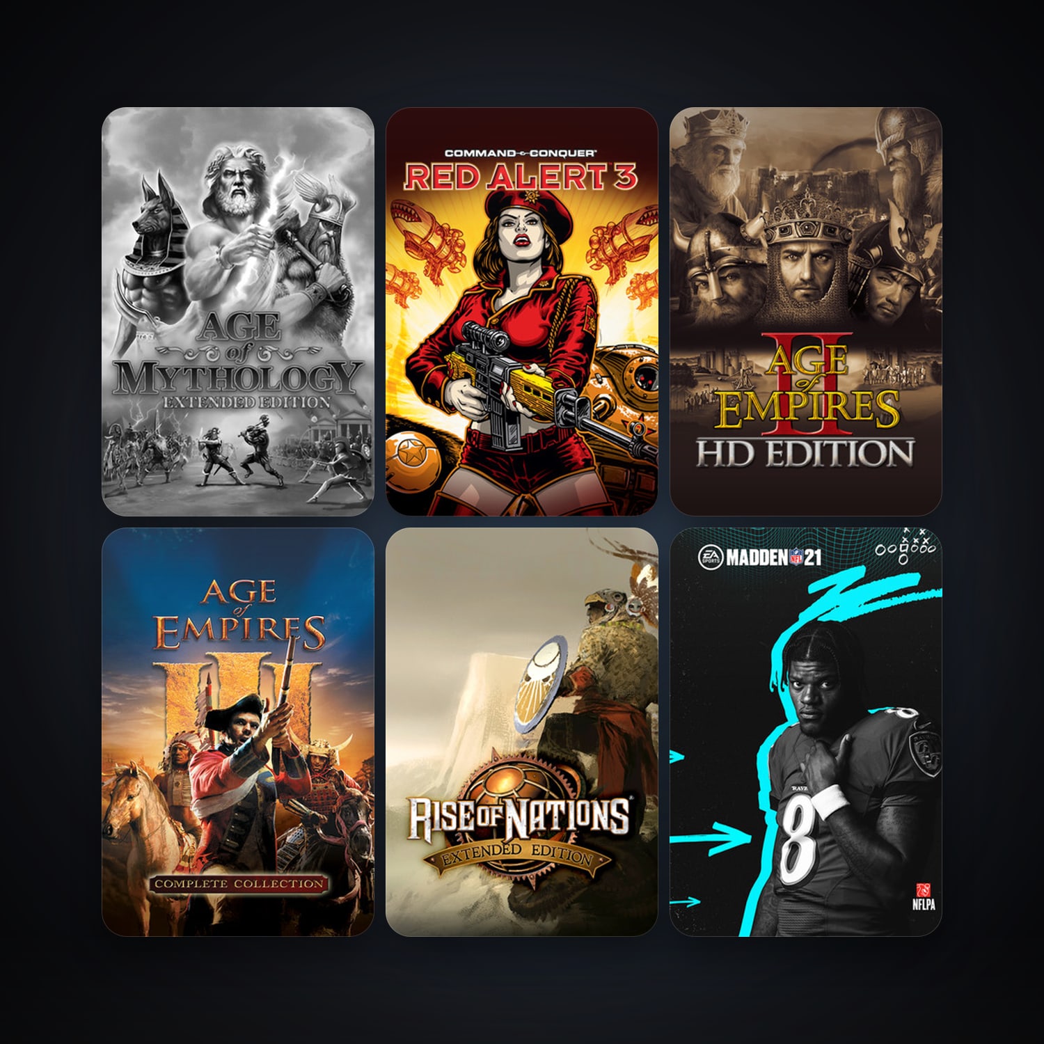 Steam account: Command & Conquer: Red Alert 3 + Age of Empires III, 9 games, clean — HabibiAccounts