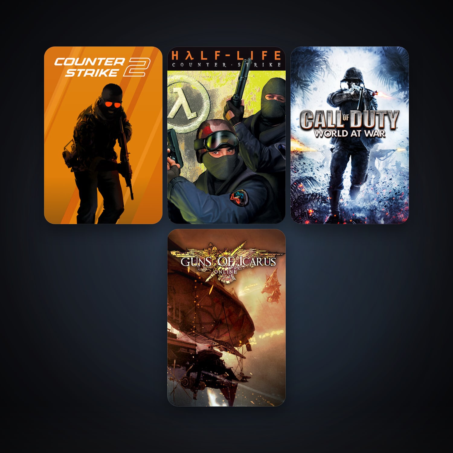 Steam account: Counter-Strike + CS2 Prime, 8 games, clean — level 6 — HabibiAccounts