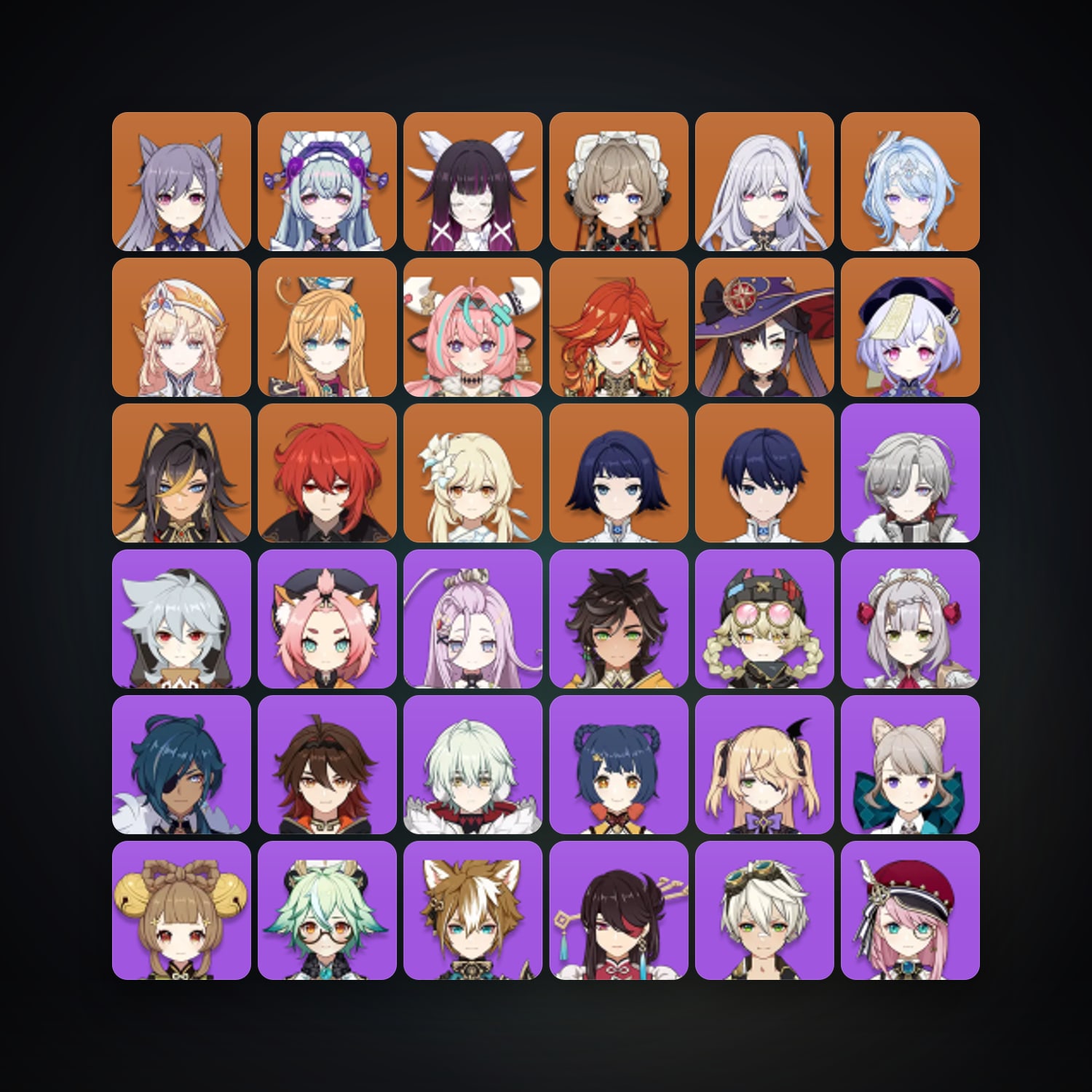 Genshin Impact account — AR 57 | 58 Chars | 14× 5★ — HabibiAccounts