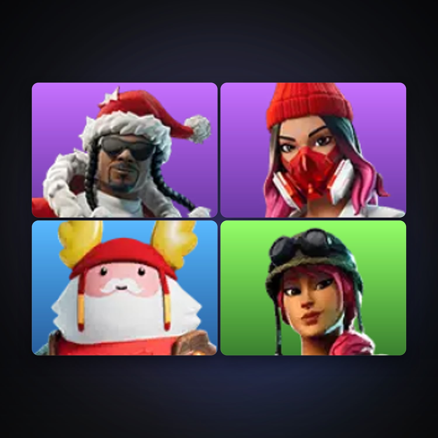 Fortnite account with Santa Dogg & Yulejacket — 4 skins — 200 V-Bucks — lvl 173 — HabibiAccounts