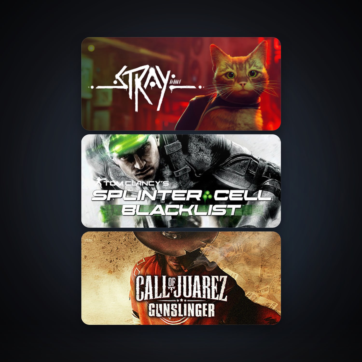 Steam account: Call of Juarez: Gunslinger + Tom Clancy’s Splinter Cell Blacklist, 7 games, clean — HabibiAccounts