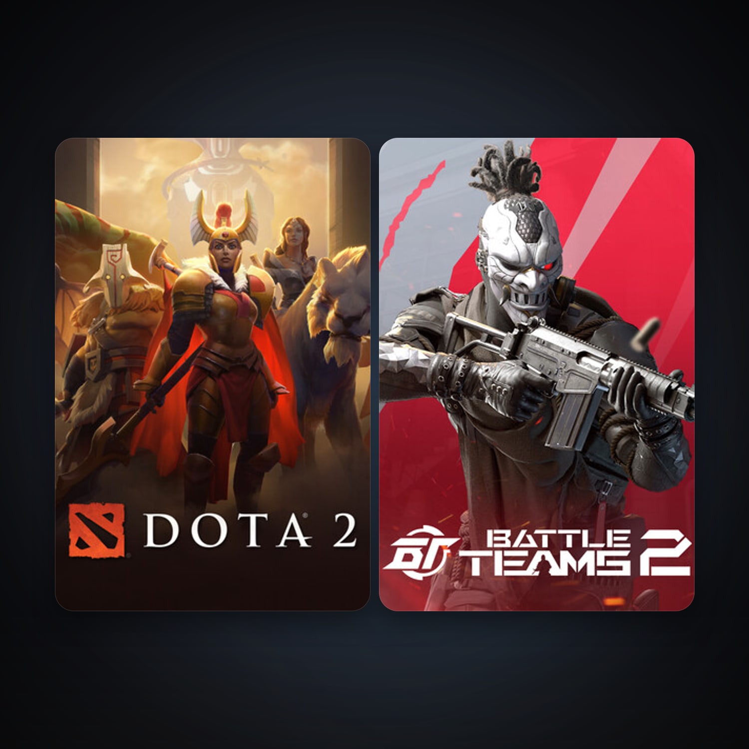 Steam account: Dota 2 + Battle Teams 2, 6 games, clean — HabibiAccounts