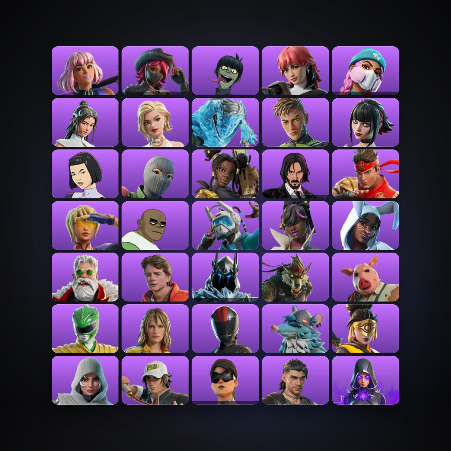 Fortnite account with Murdoc & Ayla Winn — 97 skins — 2.2K V-Bucks — lvl 1255 — HabibiAccounts