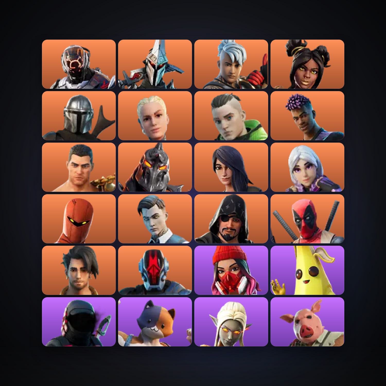 Fortnite account with The Scientist & Eternal Knight — 80 skins — 1.7K V-Bucks — lvl 1683 — HabibiAccounts