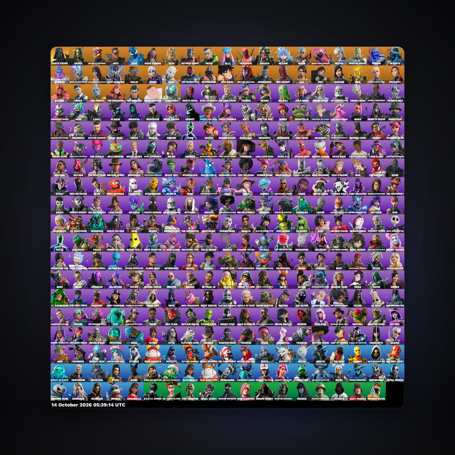 Fortnite account with Deadpool & Hades — 360 skins — 2.2K V-Bucks — lvl 4283 — HabibiAccounts