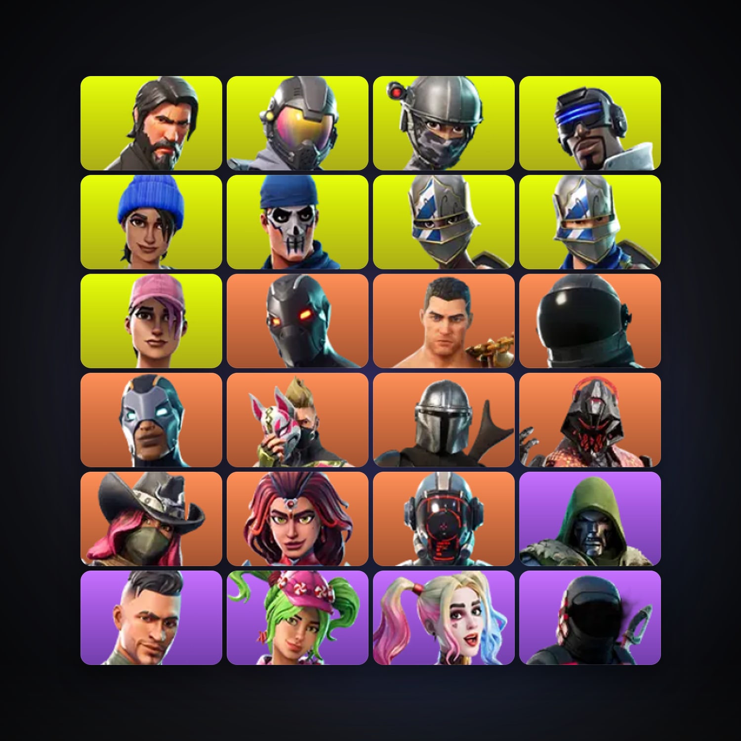 Fortnite account with Omega & Carbide — 57 skins — -9850 V-Bucks — lvl 902 — HabibiAccounts