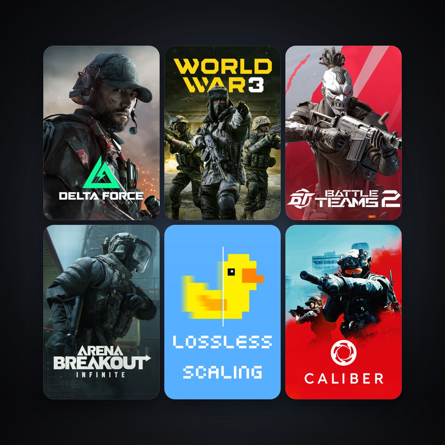 Steam account: Caliber + World War 3, 18 games, clean — HabibiAccounts