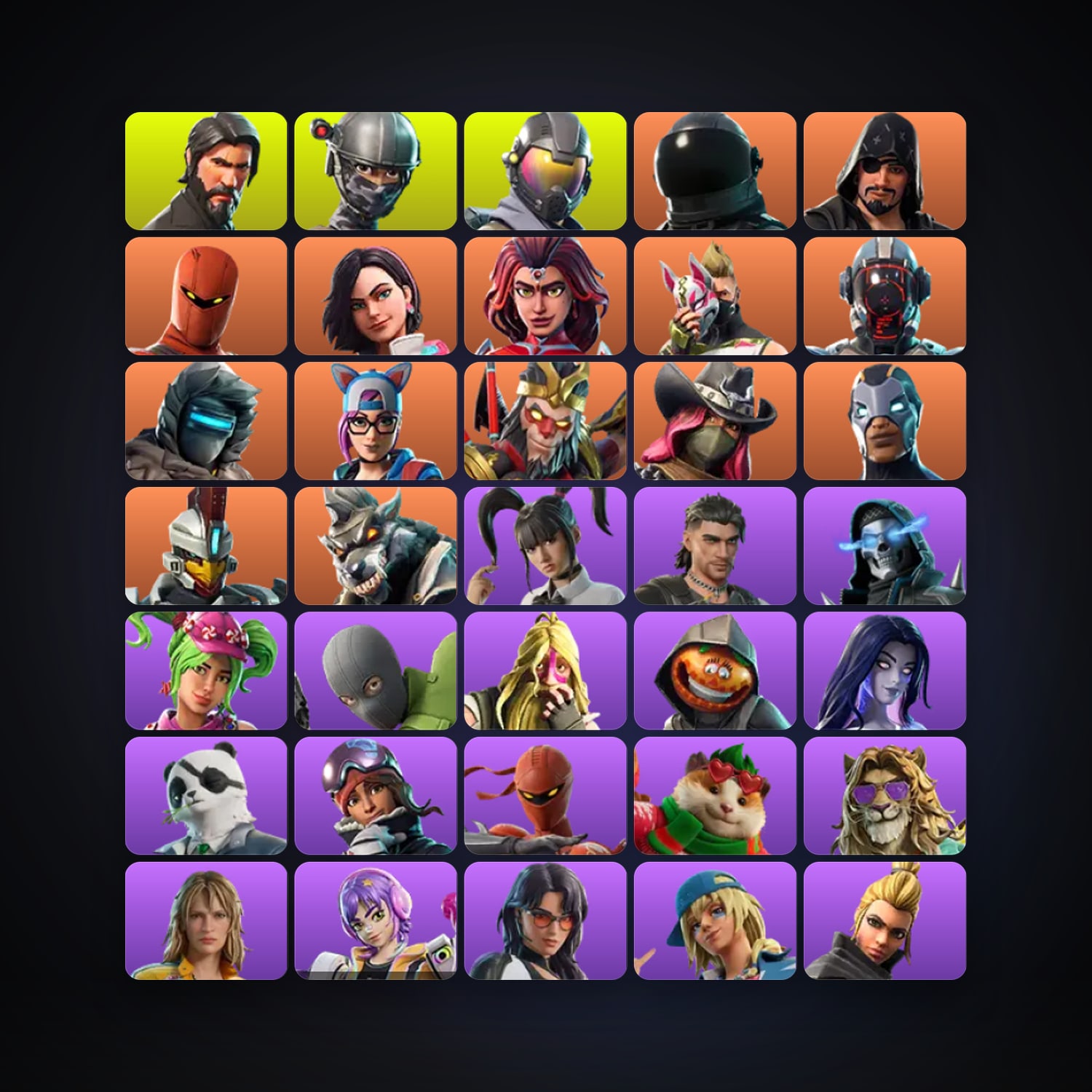 Fortnite account with Carbide & Drift — 123 skins — 200 V-Bucks — lvl 2005 — HabibiAccounts