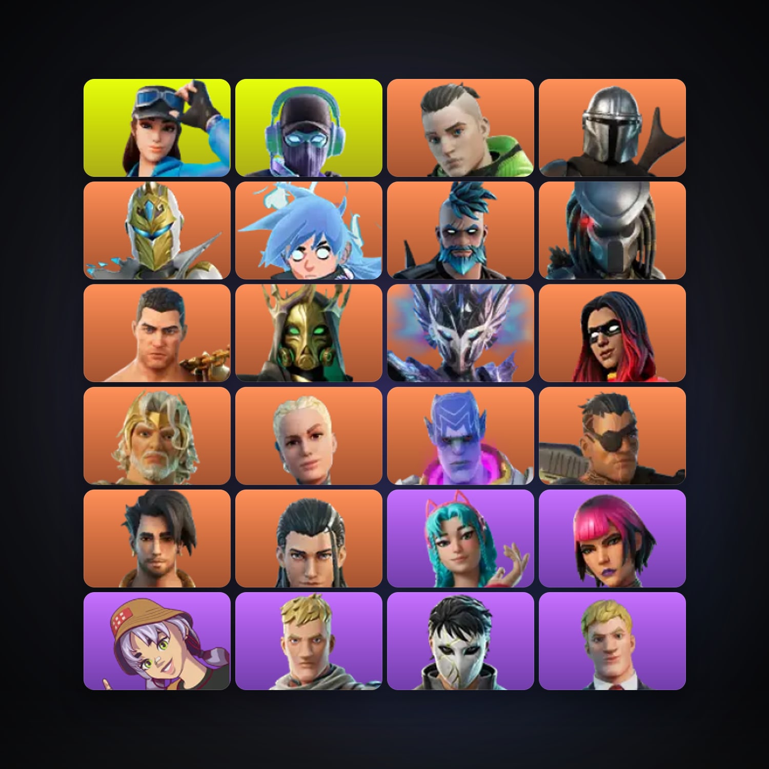 Fortnite account with Renegade Raider & Cloud Striker — 152 skins — 250 V-Bucks — lvl 2650 — HabibiAccounts