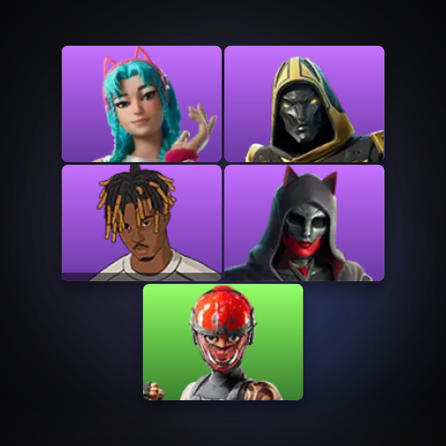 Fortnite account with Katalina & Blitz Knight — 5 skins — 450 V-Bucks — lvl 474 — HabibiAccounts