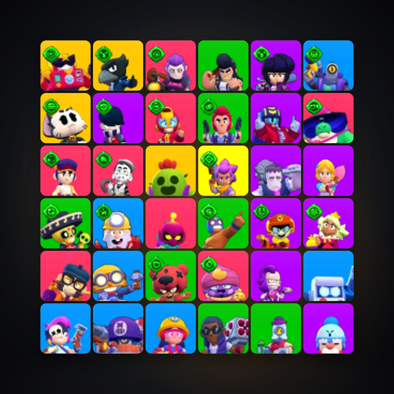 107 Brawlers | 42.4K Trophies — Supercell Account — HabibiAccounts