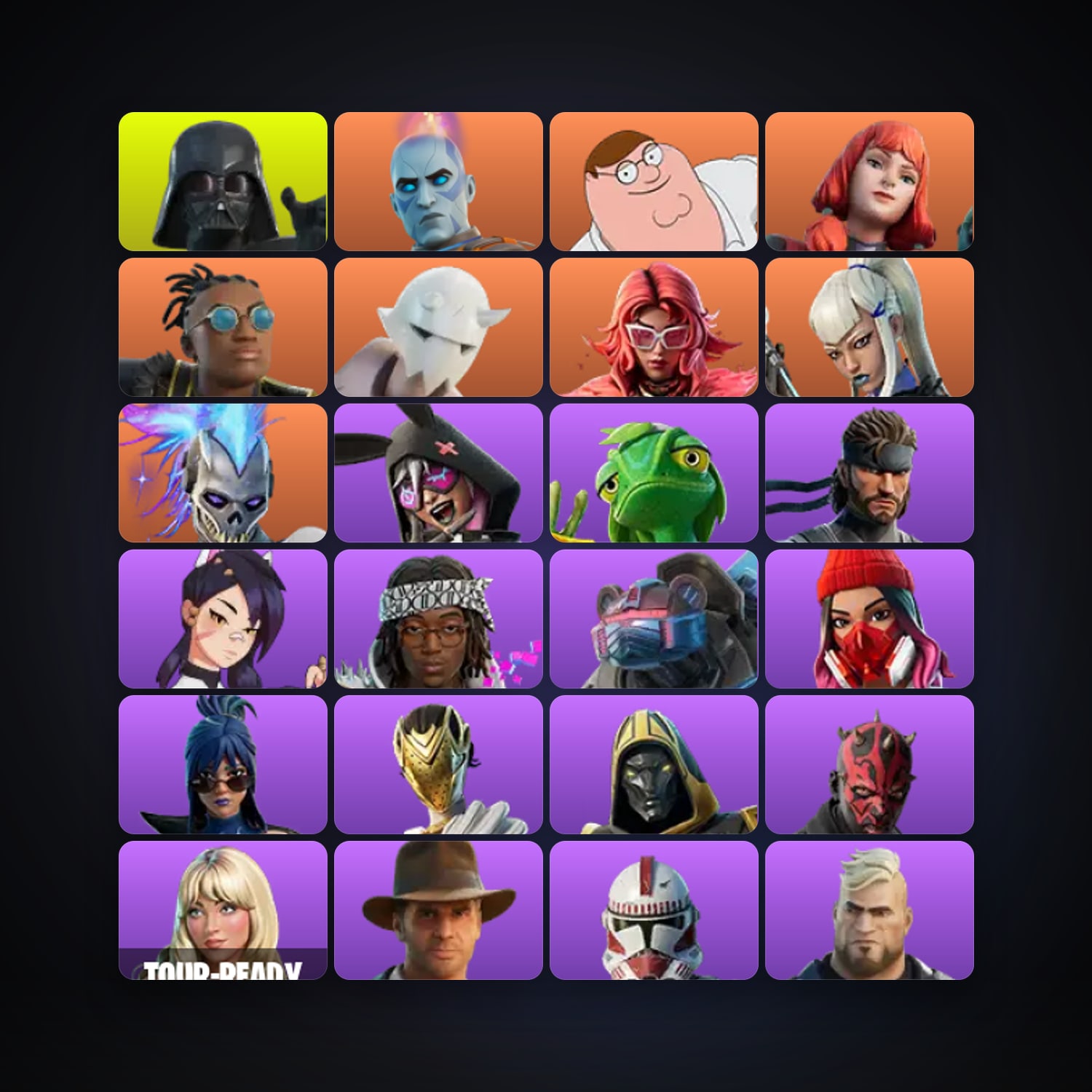 Fortnite account with The Origin & Peter Griffin — 74 skins — 1.9K V-Bucks — lvl 1539 — HabibiAccounts
