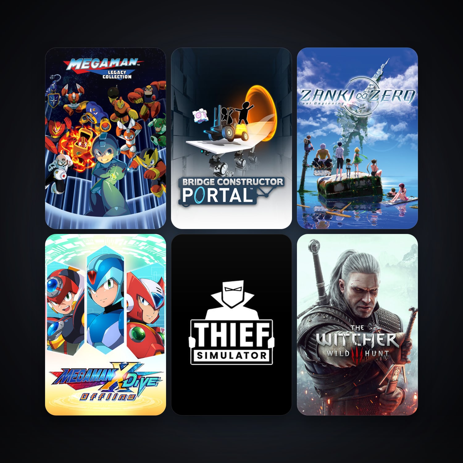 Steam account: The Witcher 3: Wild Hunt + Mega Man Legacy Collection, 17 games, clean — HabibiAccounts