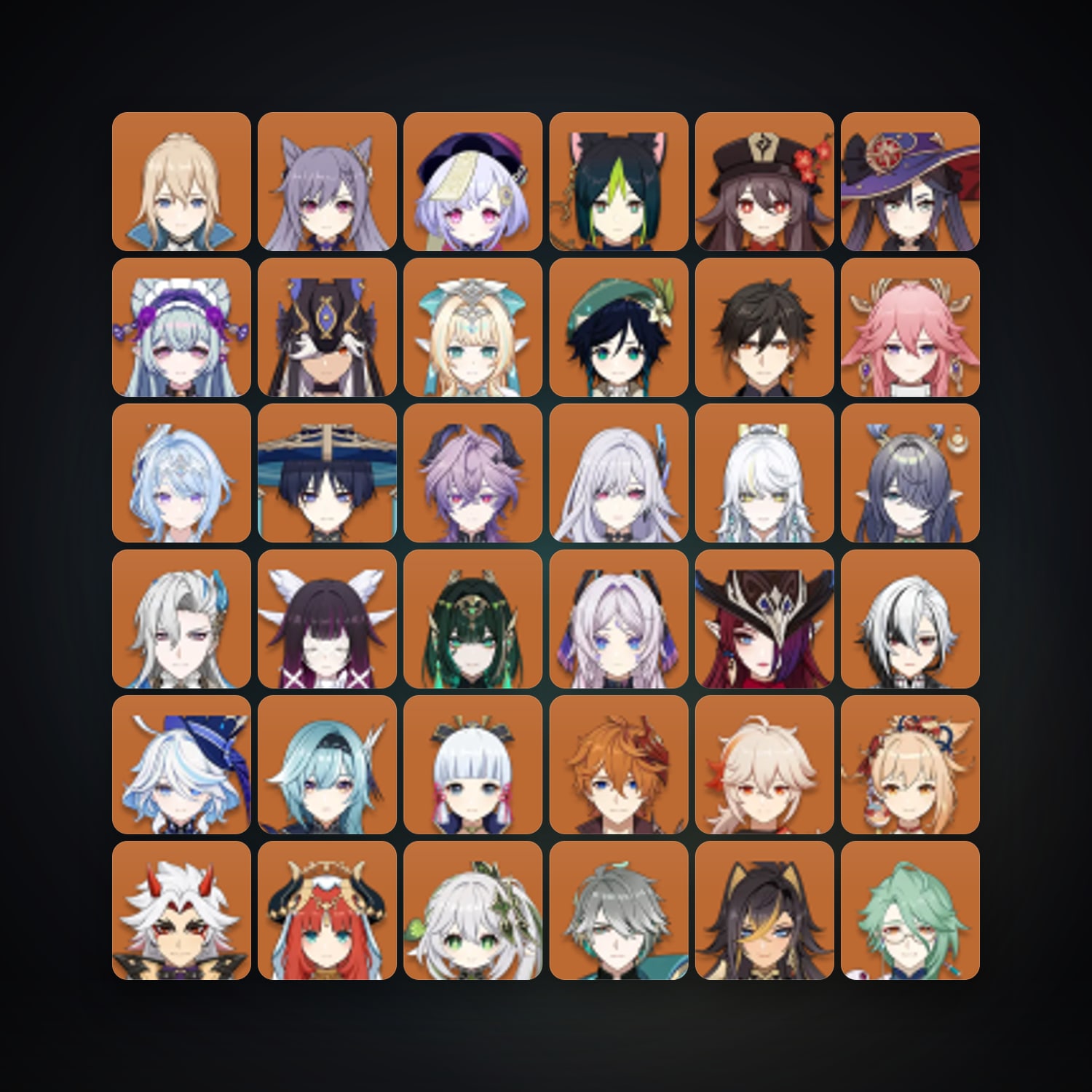 Genshin Impact account — AR 60 | 95 Chars | 42× 5★ — HabibiAccounts