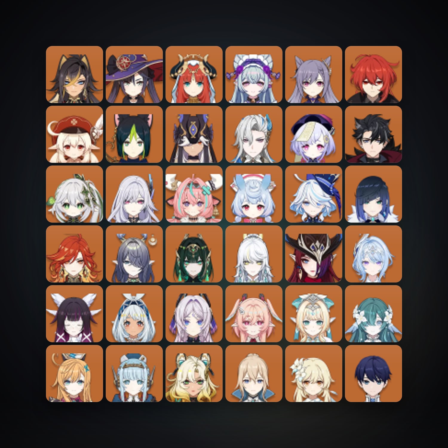 Genshin Impact | AR 60 | 87 Chars | 34× 5★ — Genshin / miHoYo Account — HabibiAccounts