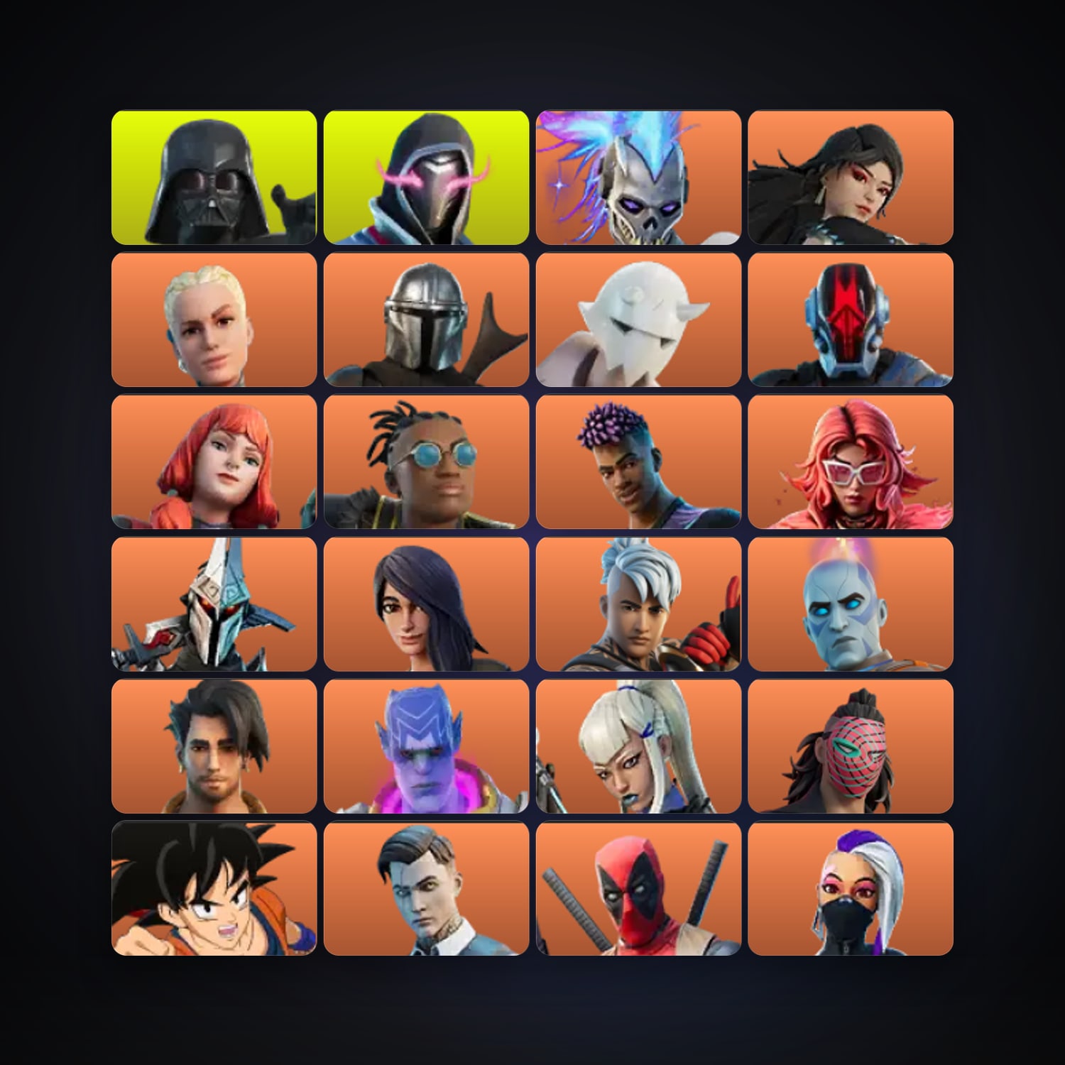 Fortnite account with Renegade Raider & Midas — 279 skins — 200 V-Bucks — lvl 3388 — HabibiAccounts