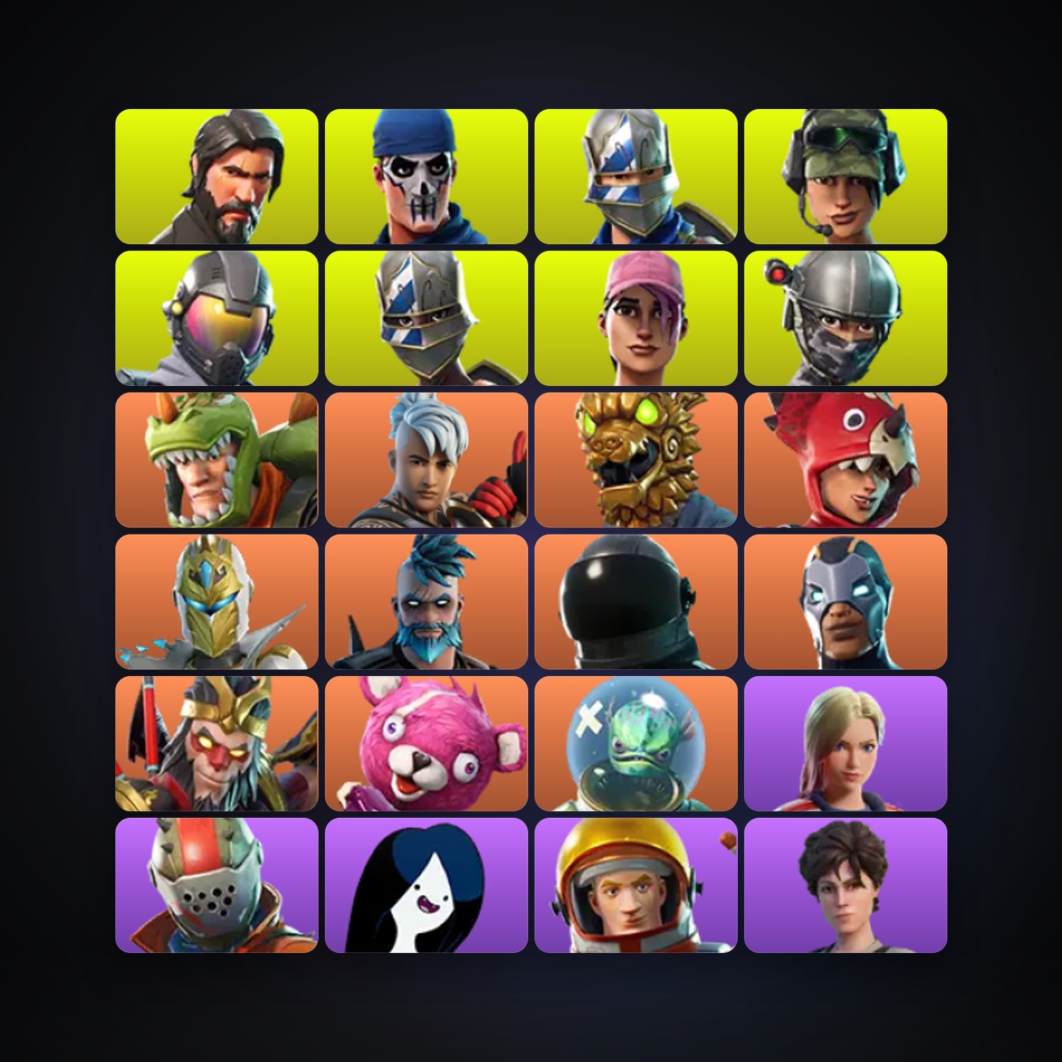 Fortnite account with Leviathan & Carbide — 81 skins — 550 V-Bucks — lvl 664 — HabibiAccounts