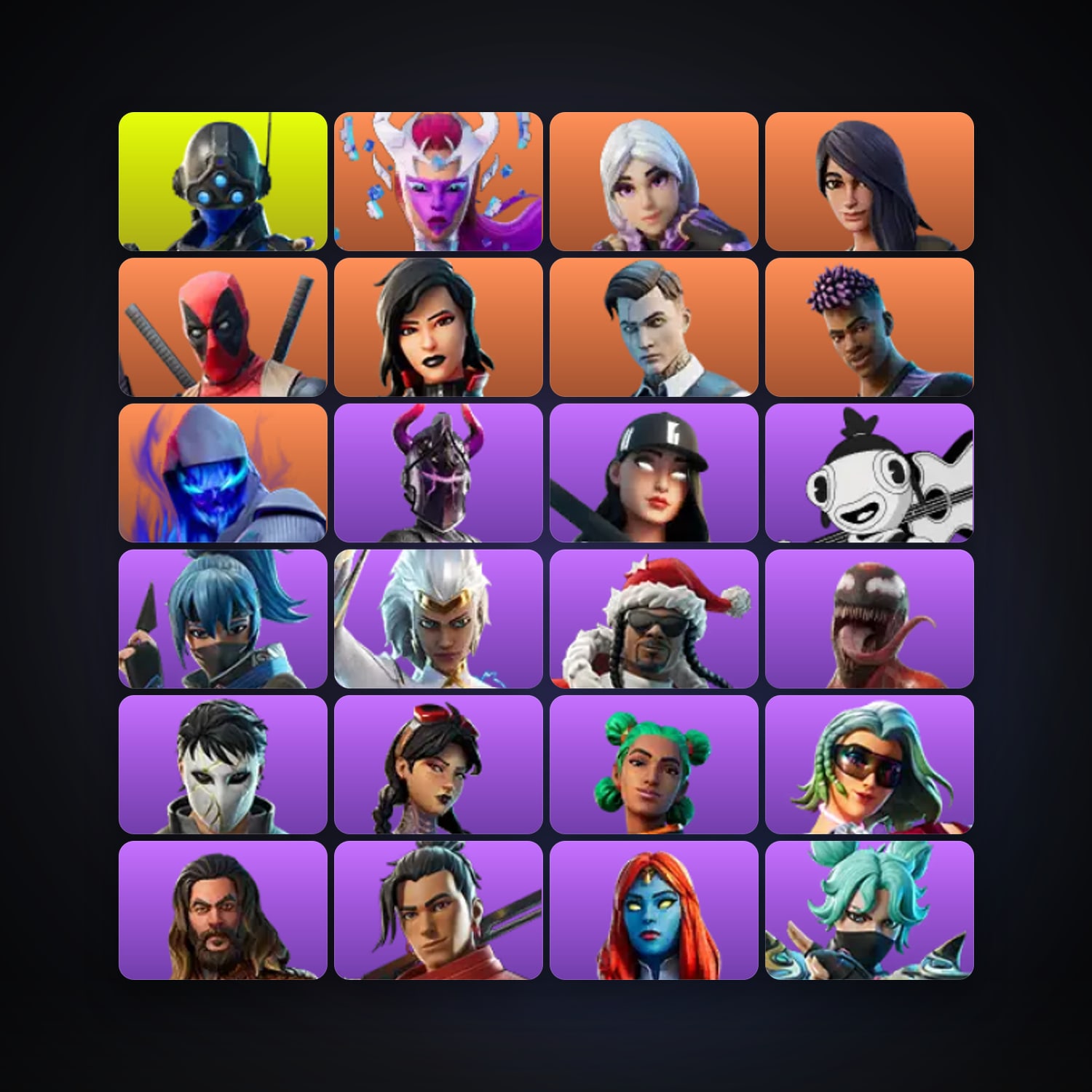 Fortnite account with Midas & Deadpool — 67 skins — 800 V-Bucks — lvl 1676 — HabibiAccounts