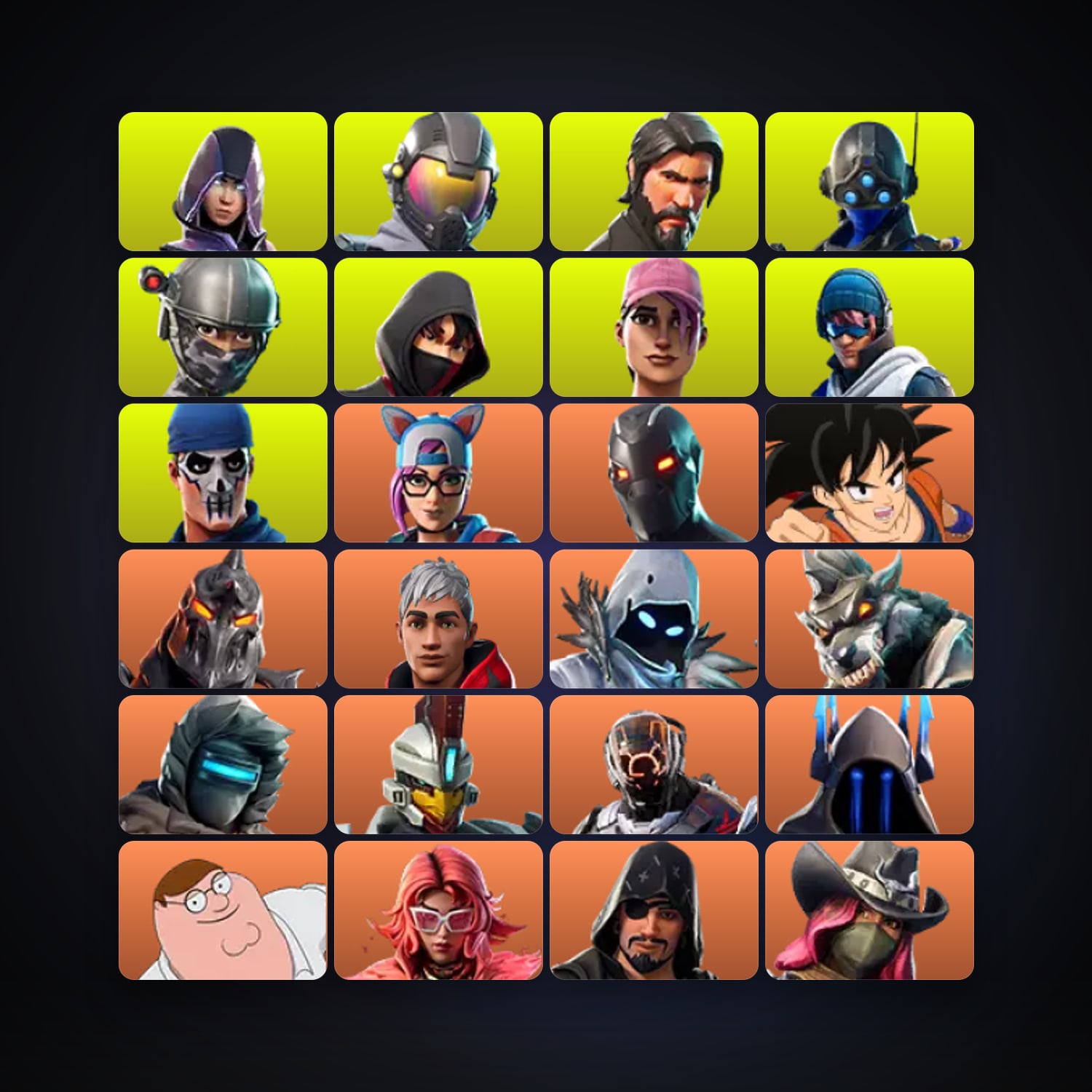 Fortnite account with Omega & Lynx — 217 skins — 850 V-Bucks — lvl 2726 — HabibiAccounts