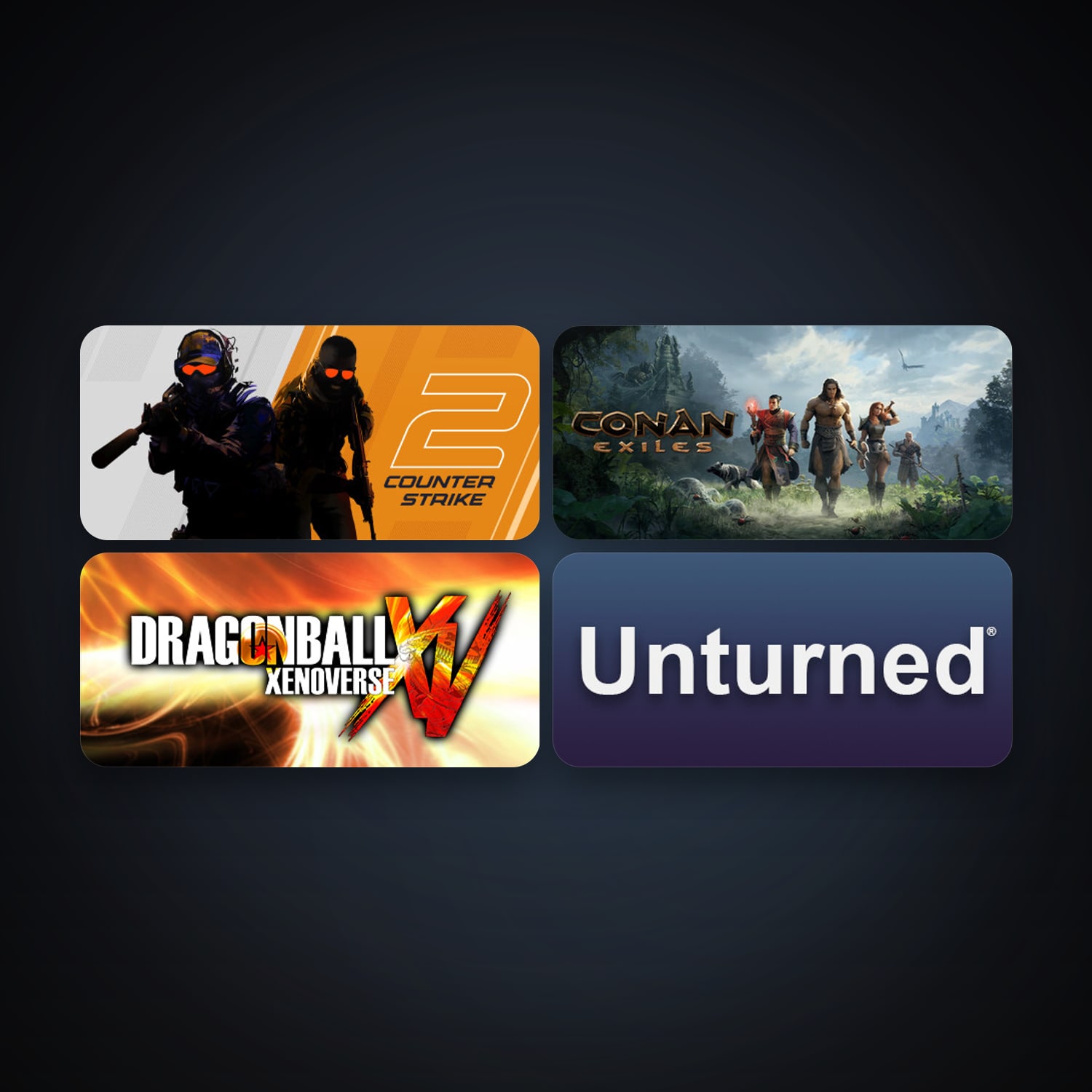 Steam account: CS2 Prime + Unturned, 4 games, clean — level 7 — HabibiAccounts