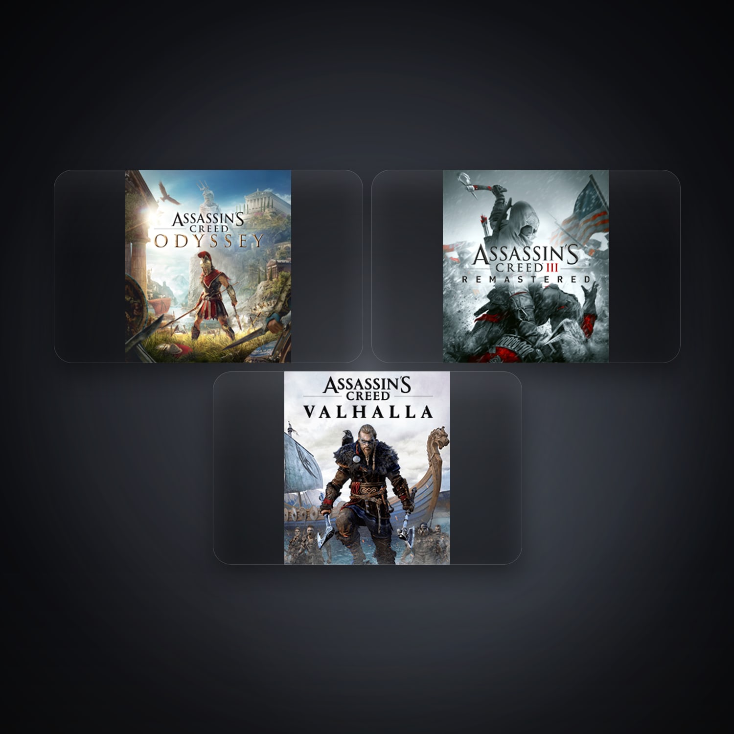 حساب يوبيسوفت فيه Assassin's Creed Odyssey وAssassin's Creed III - Remastered، TR، 3 ألعاب — HabibiAccounts