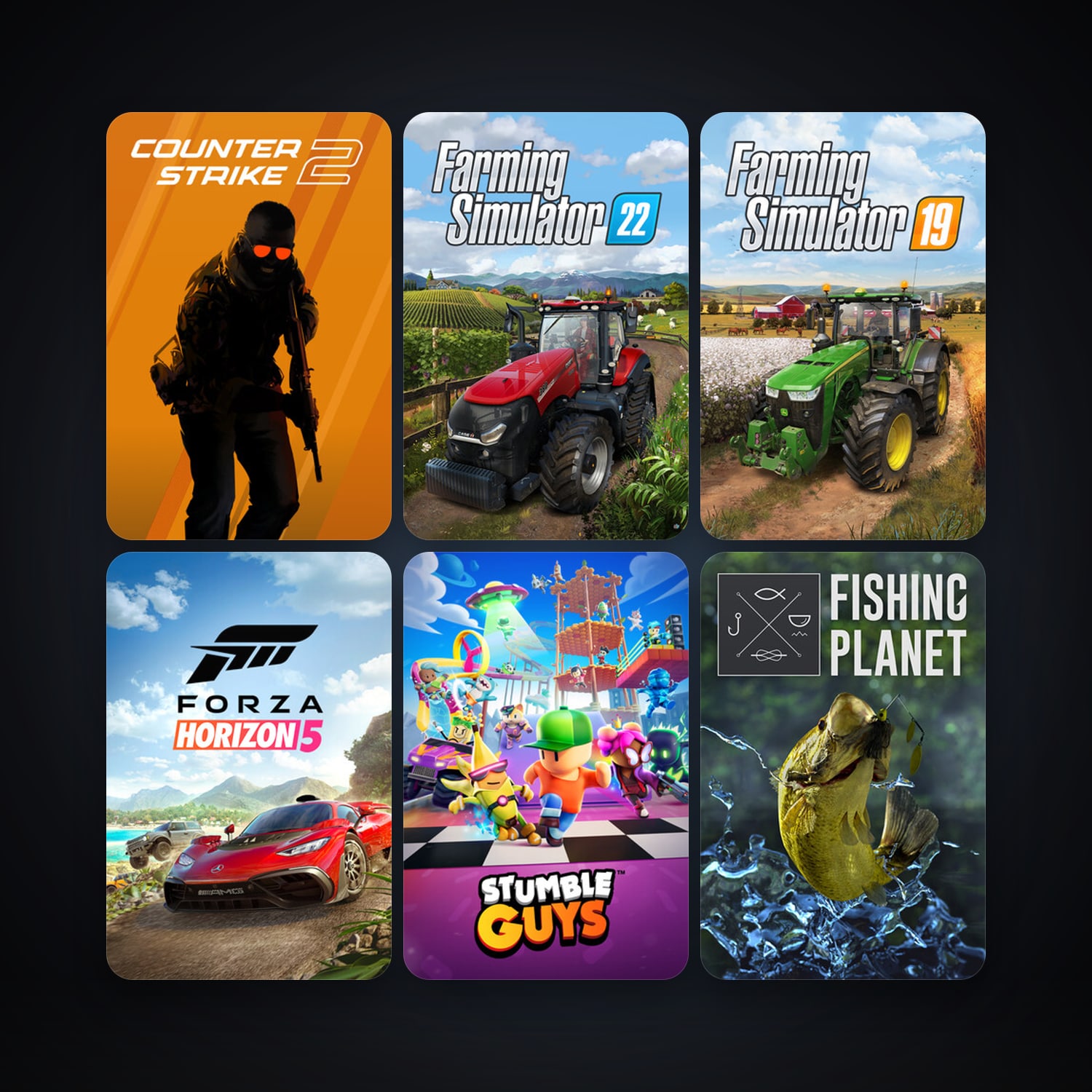 CS2 Prime + Euro Truck Simulator 2, 56 games, clean — HabibiAccounts