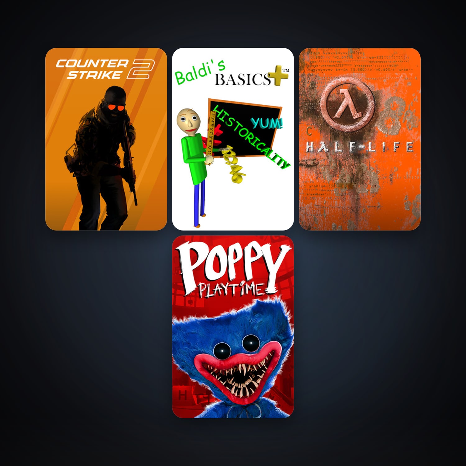 Steam account: Half-Life + CS2 Prime, 5 games, clean — HabibiAccounts