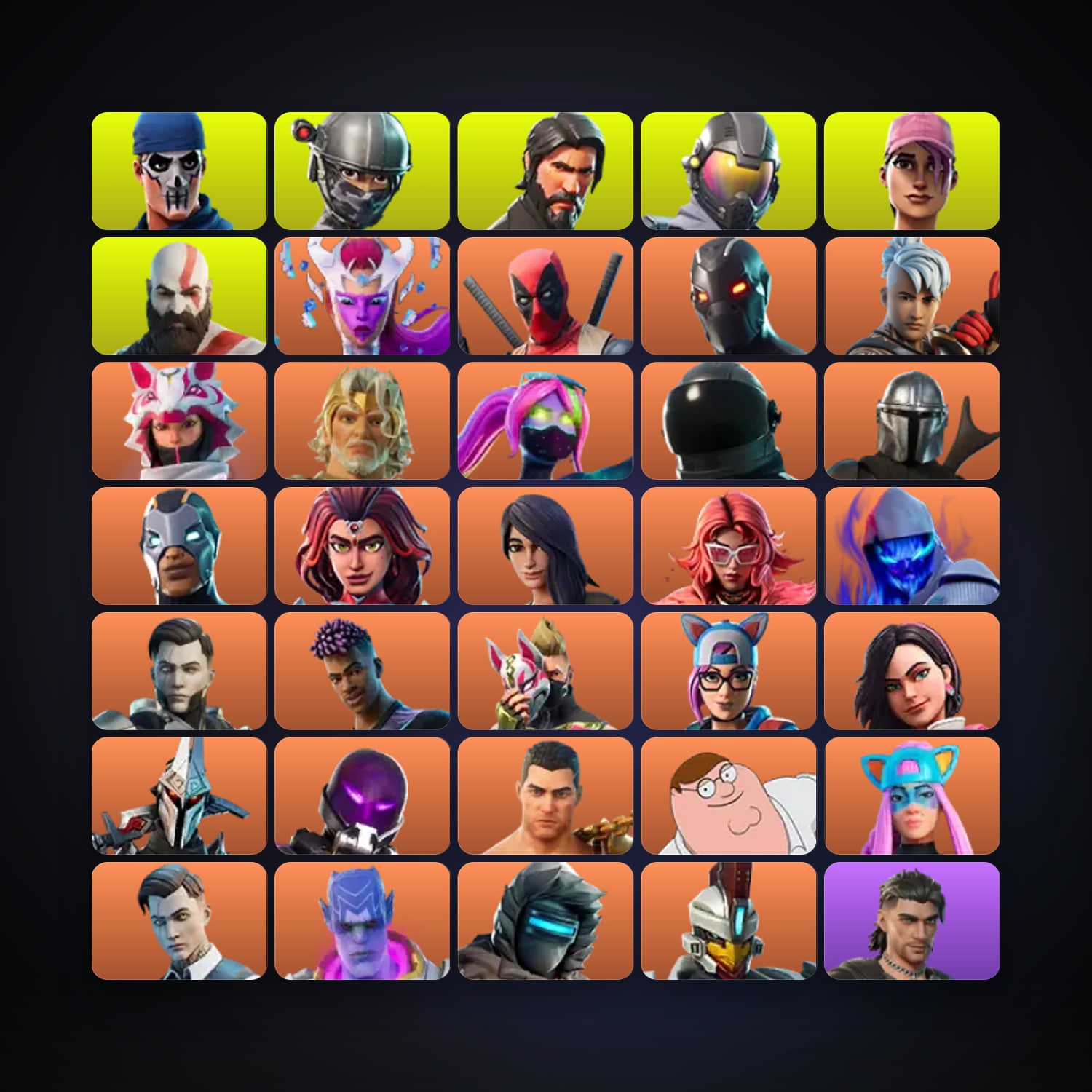 Fortnite account with Omega & Carbide — 266 skins — lvl 3778 — HabibiAccounts
