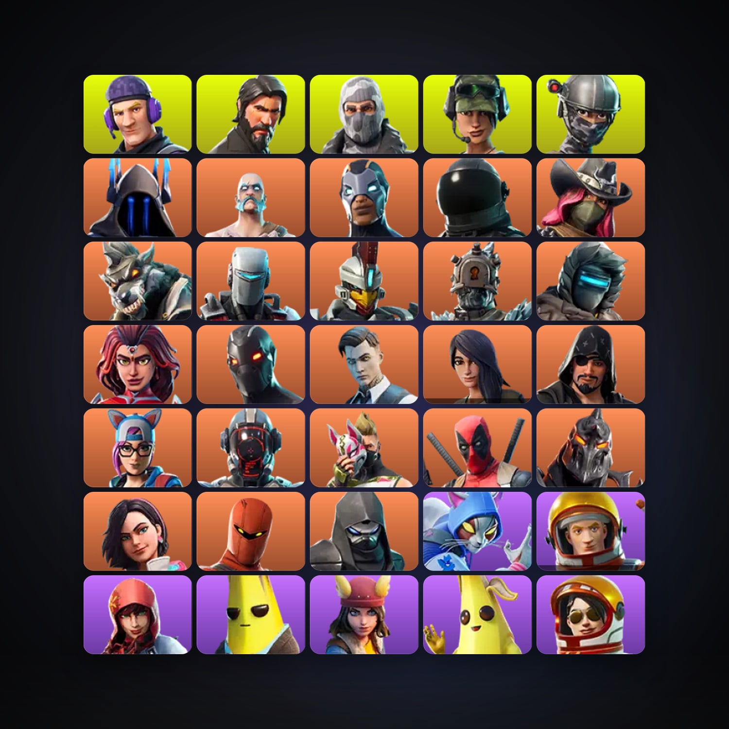 Fortnite account with Omega & Carbide — 73 skins — 350 V-Bucks — lvl 928 — HabibiAccounts
