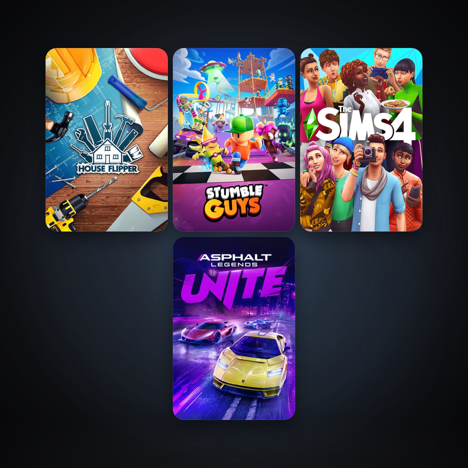 Steam account: House Flipper + The Sims 4, 6 games, clean — HabibiAccounts