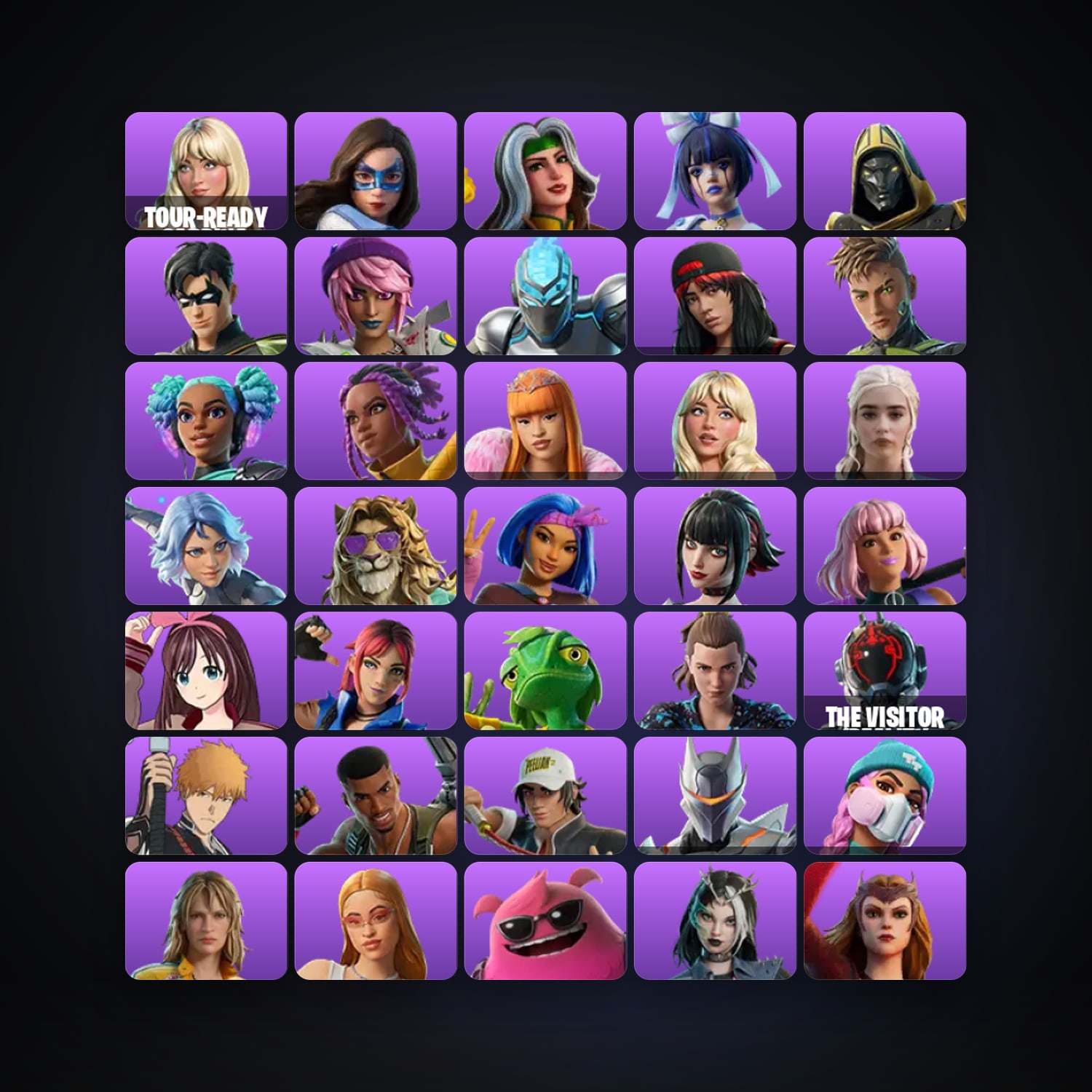 Fortnite account with Tour-Ready Sabrina Carpenter & Dreamer — 47 skins — lvl 1246 — HabibiAccounts