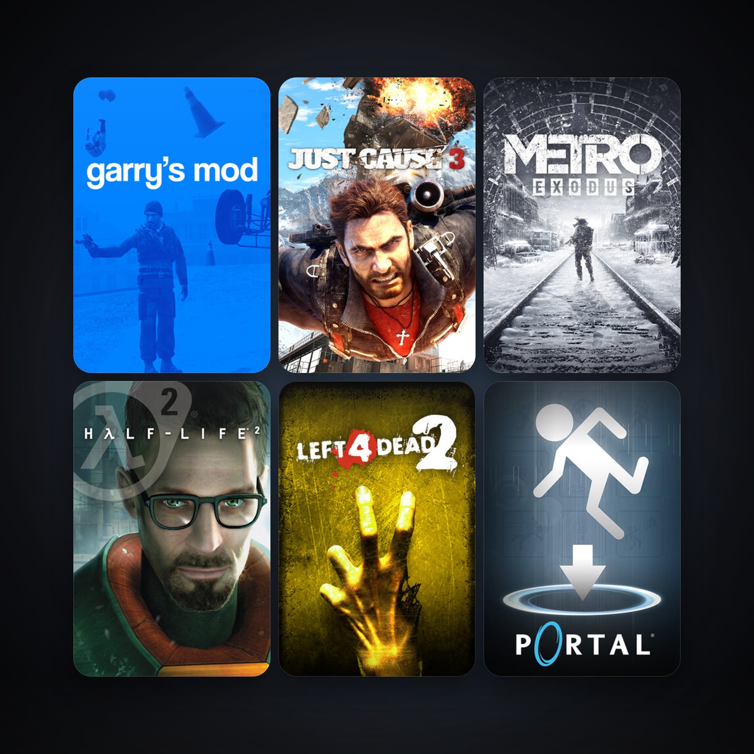 Steam account: Half-Life 2 + Portal, 15 games, clean — HabibiAccounts